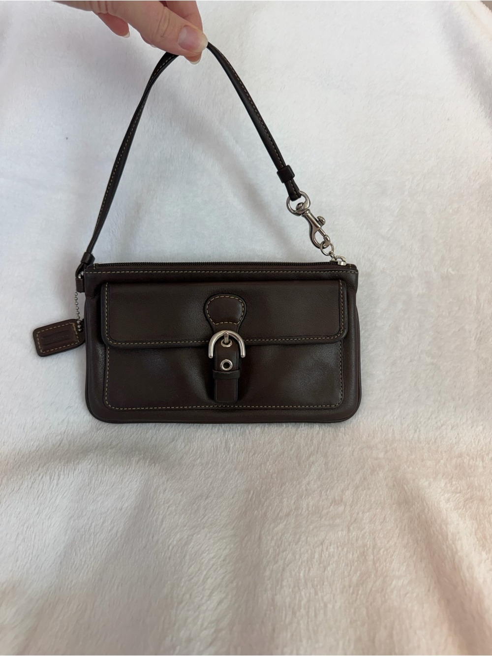 Coach Y2K Soho Leather Mini Bag Wristlet